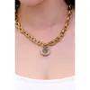 Halsketten Guess Gold   Kollektion Iconic - frau Produktbild-Vorschau 2