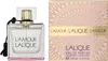 A perfume bottle and its packaging are displayed side-by-side against a white background. Voir les images du produit