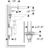 Geberit 116173SN1 Brenta WT-Arm.,Standmontage, Batterie Produktbild-Vorschau 4