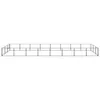 vidaXL Hundezwinger Schwarz 24 m² Stahl -  Hundezwinger & Produktbild-Vorschau 3