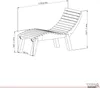 Holzliege Wellenliege Gartenliege Relaxliege "Liege-Franzi" Produktbild-Vorschau 9