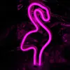 Forever Light Néon-LED ROSA FLAMINGO veilleuse Enseigne Voir les images du produit 3