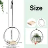 2Stk Hängendes Blumentopf Regal mit Innen-Hängenden Produktbild-Vorschau 2