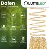 LUMILED Solar Lichterschlauch Außen 12m 100 LED Warmweiß Produktbild-Vorschau 2