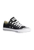 A black Converse All Star shoe on a white background. Voir les images du produit