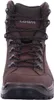 A close-up, front-facing view of a brown hiking boot. Anteprima dell’immagine prodotto