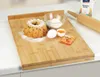 WENKO Schneide Brett mit Anlegekante Bambus 45x35cm Küchen Produktbild-Vorschau 2
