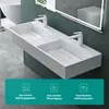 Mai & Mai Aufsatzwaschbecken Doppel-Waschbecken mit 2 Produktbild-Vorschau 2