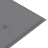 vidaXL Coussin pour banc de jardin Gris 150x50x4 cm Tissu Voir les images du produit 19