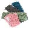 Four chenille microfiber mop heads in different colors (pink, green, gray, blue) are arranged in a pile on a white background. Produktbild-Vorschau