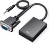 VGA zu HDMI Adapter mit Audio & USB-Ladekabel | 1080P 60Hz Produktbild-Vorschau 1