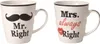 Tassen 2er Set Mr. Right e Mrs. Always Right Anteprima dell’immagine prodotto 2