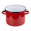 Emaille Topf 4L rot Kochtopf Universaltopf Suppentopf Produktbild-Vorschau 2