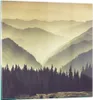 Bilder auf glas - Berge Wald Natur - 70x70cm - Glasbilder - Produktbild-Vorschau 1