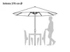 Schneider Sonnenschirm SOLESTA Ø270 cm, natur – UV-Schutz, Produktbild-Vorschau 12