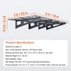 Product specifications and dimensions for garage shelving units. Náhľad obrázku produktu