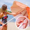 Korálový plážový slunečník s UV ochranou Náhled obrázku produktu 6