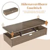 Sofa ogrodowa Flieks Leżak ogrodowy z regulowanym daszkiem Podgląd zdjęcia produktu 7