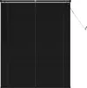 Venetianer Jalousie Schwarz 150 x 110 cm PVC Produktbild-Vorschau 2