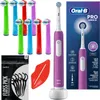 Oral-B Junior Pro Elektrozahnbürste Lila ab 6 Jahren mit 8 Produktbild-Vorschau 1