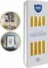 AURA candele coniche oro-metallo 7h 10 pz. s30-271 Anteprima dell’immagine prodotto 3