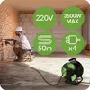 Bęben kablowy KRUMAD 50 m z 4 gniazdami z uziemieniem, Podgląd zdjęcia produktu 7