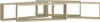 vidaXL Würfelregale 4 Stk. Sonoma-Eiche 80x15x26,5 cm Produktbild-Vorschau 5