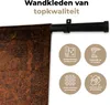 MuchoWow® Wandteppich Wandbehang Leder - Textur - Braun - Produktbild-Vorschau 3