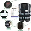 Gilet di sicurezza giallo, arancione, nero. Cartella. Anteprima dell’immagine prodotto 2