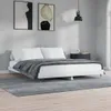 Bettgestell Hochglanz-Weiß 200x200 cm Holzwerkstoff , Produktbild-Vorschau 3