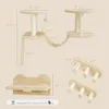 PawHut Katzen Kletterwand Set, 3-teilig Katzenmöbel mit Produktbild-Vorschau 3