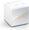 A white Sony clock radio is shown from a 3/4 angle on a white background. Anteprima dell’immagine prodotto