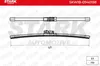 Technical drawing and dimensions of a windshield wiper blade. Produktbild-Vorschau