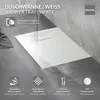 Brodzik prysznicowy LuxeBath 100x80cm Biały Bardzo płaski Podgląd zdjęcia produktu 2