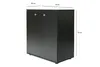 A black cabinet with dimensions shown. Anteprima dell’immagine prodotto