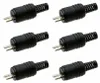 6X DIN Lautsprecher Stecker Kabelanschluss Knickschutz Produktbild-Vorschau 1