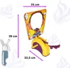 A product shot of a Pie Face game with dimensions indicated by measurement lines and text. Podgląd zdjęcia produktu