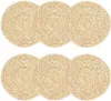 6er Set Tischset Runde Platzsets, Handgefertigte Produktbild-Vorschau 1