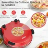 YASHE Four à pizza électrique QL31W, 400 °C, 1200 W, pierre Voir les images du produit 4