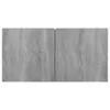vidaXL TV-Wandschrank Grau Sonoma 60x30x30 cm Holzwerkstoff Produktbild-Vorschau 4