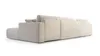 Wohnlandschaft PULA-U Cord Schlafsofa, Bettkasten BEIGE Produktbild-Vorschau 4