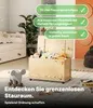 KMH Spielzeugkiste Holz Natur 4 Doppelrollen Deckel 70L Produktbild-Vorschau 2