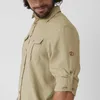 Fjällräven Övik Travel Shirt LS M Sand Stone S Produktbild-Vorschau 3