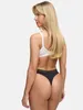Tazzio Damen String 3er-Pack F927 (Schwarz, L) Produktbild-Vorschau 3