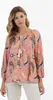 EVERA Damen Bluse - Rosa Mehrfarbig EVERA Damen Bluse - Produktbild-Vorschau 3