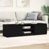 vidaXL Szafka pod TV czarny dąb 140x40x36 cm materiał Podgląd zdjęcia produktu 3