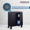 AREBOS Aktenschrank 90x90x40 cm Büroschrank Lagerschrank Produktbild-Vorschau 7