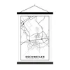 MuchoWow® Textilposter Stadtplan - Eschweiler - Karte 40x60 Produktbild-Vorschau 1
