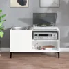 vidaXL Skriňa na taniere biela 84,5x38x48 cm odvodený Náhľad obrázku produktu 3