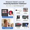 Protectly® Senioren Telefoon - SOS-Noodknop en SOS-Hanger - Productafbeelding-voorbeeld 2